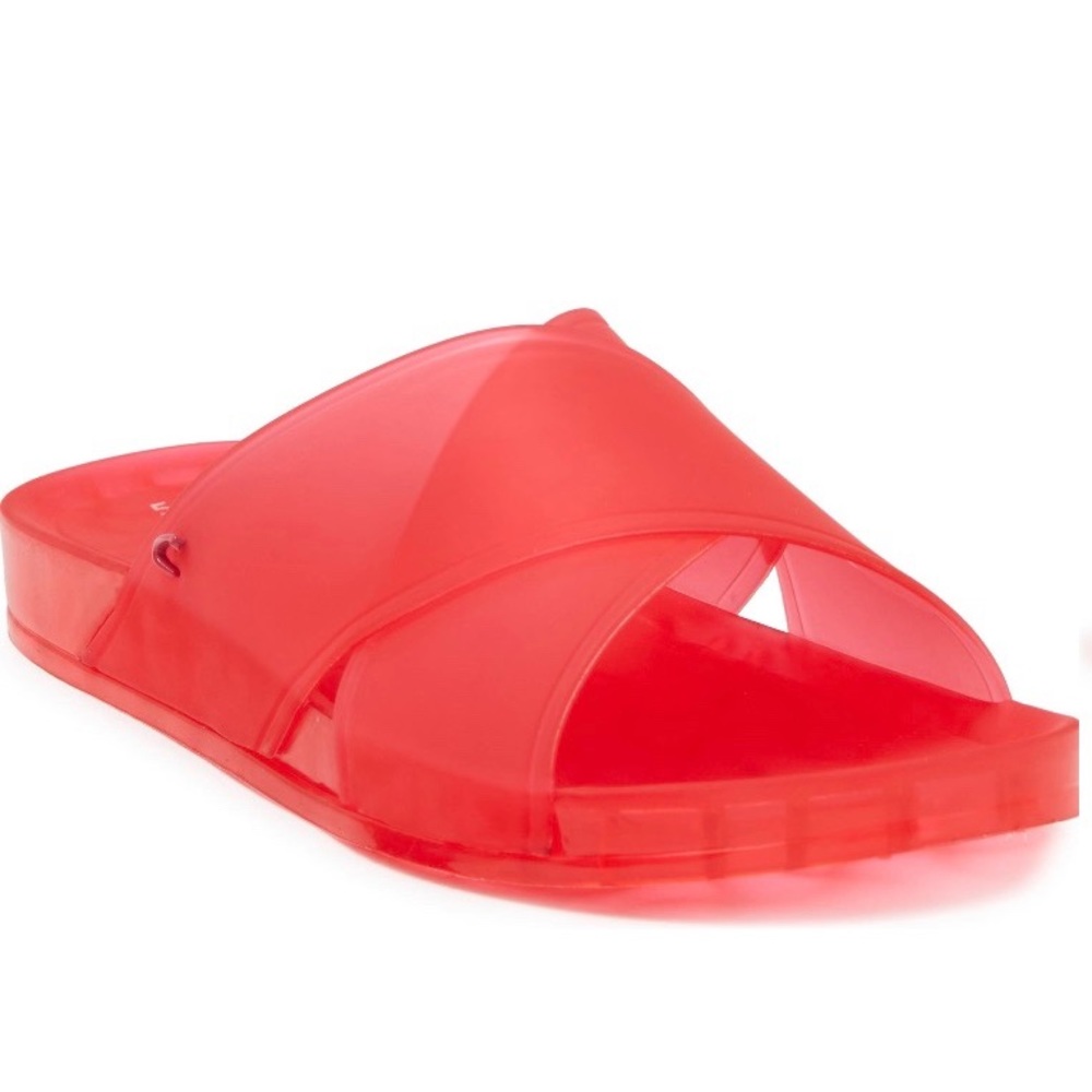 Circus by Sam Edelman Red Jelly Slide Sandals